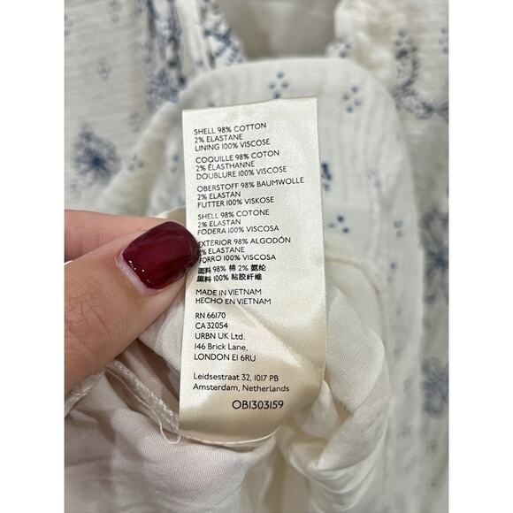 Free People | Pinwheel Oversized Floral Mini Dress Light Combo - Picture 16 of 16